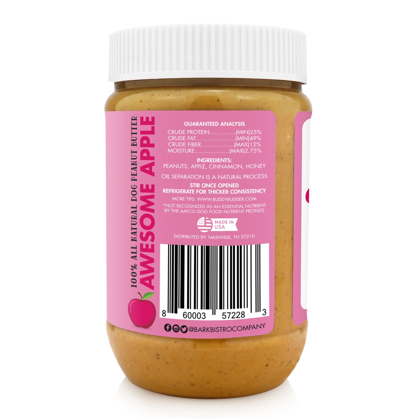 Buddy Budder Awesome Apple 17oz Jar