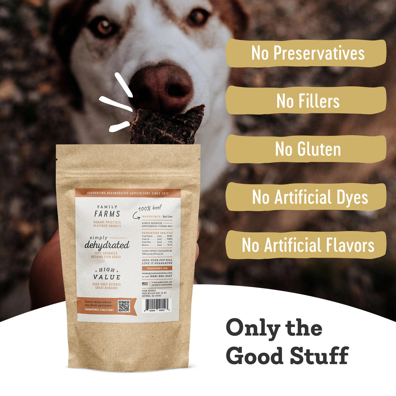 Beef Liver - All-Natural Dog Treats - 4oz Bag